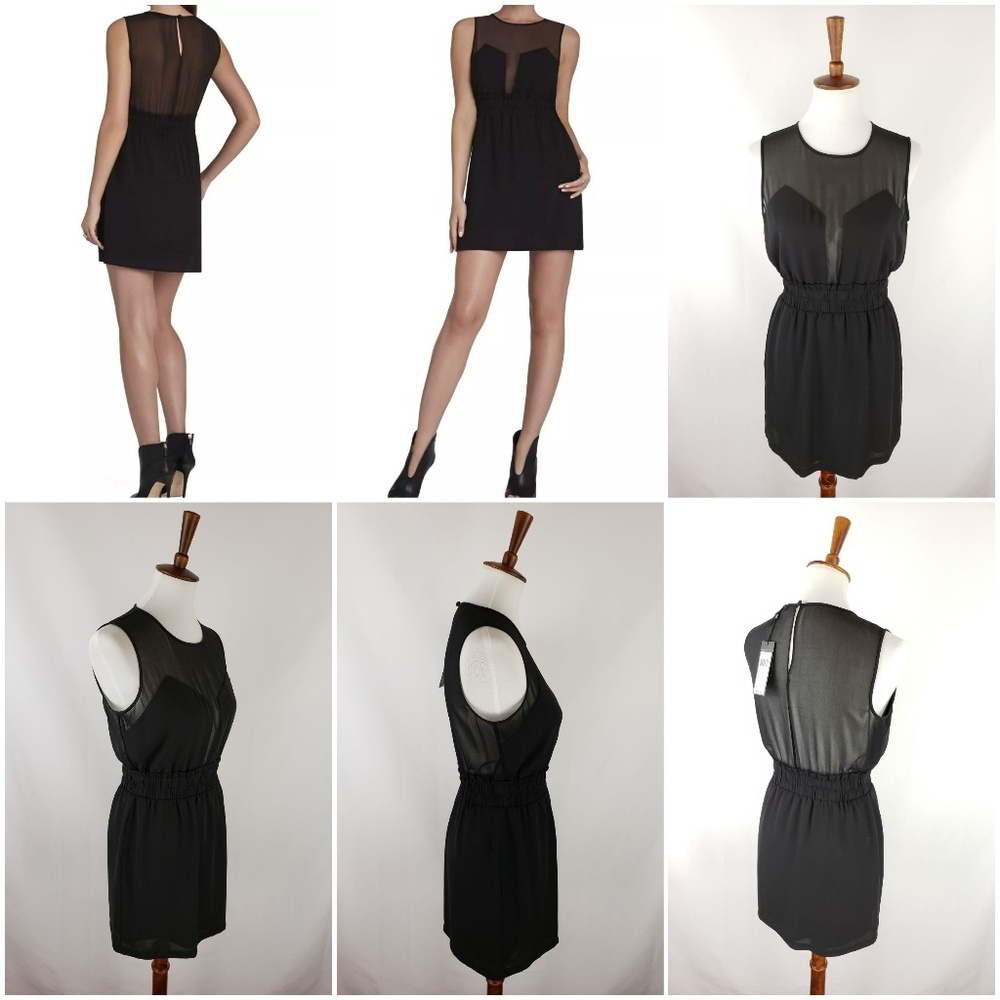 BCBG MAXAZRIA CYBIL DRESS BLACK SIZE SMALL